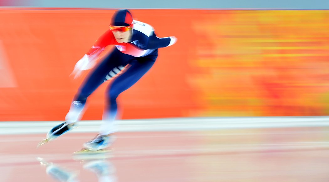 2014. Další zlato na pět kilometrů. Martina Sáblíková na olympiádě v Soči.