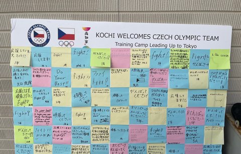 Zázemí českých rychlostních kanoistů v loděnici ve městě Susaki, kde finišují přípravy na olympijské závody v Tokiu. 