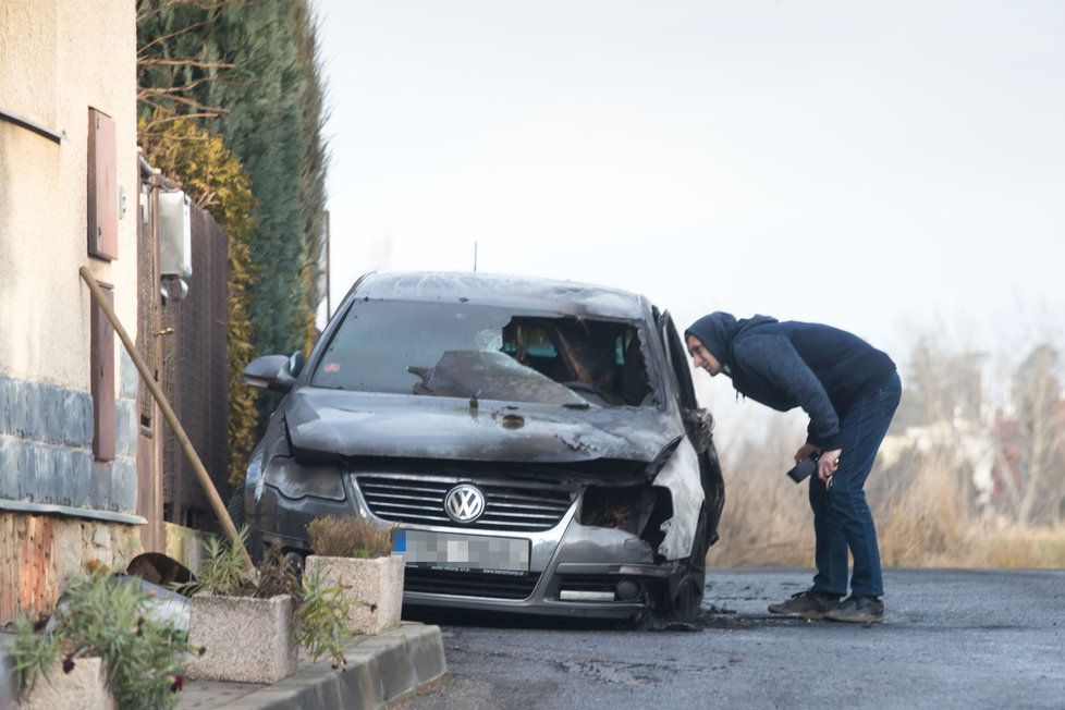 Rychtářovo auto lehlo popelem.