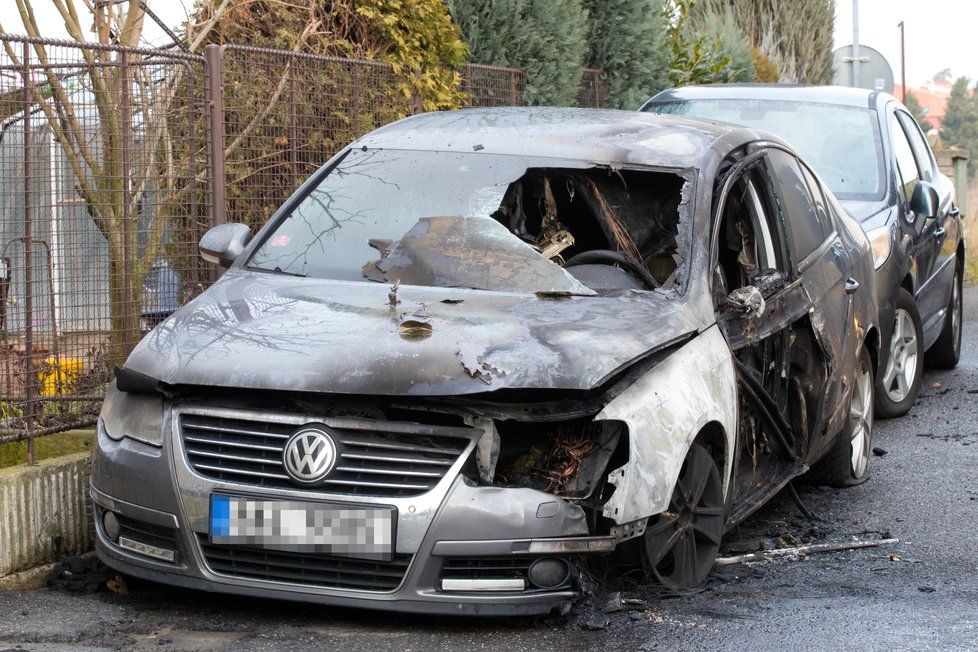 Rychtářovo auto lehlo popelem.