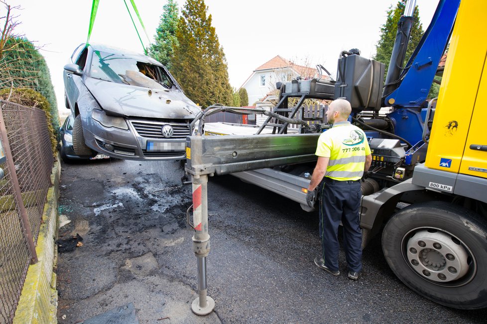 Rychtářovo auto lehlo popelem.