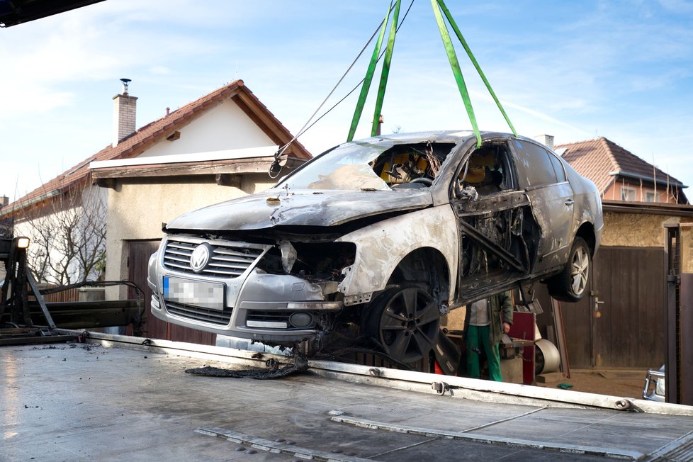 Rychtářovo auto lehlo popelem.