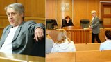 Jeden soud, dva činy: Josef Rychtář nejdřív brečel, pak napadl soudkyni!