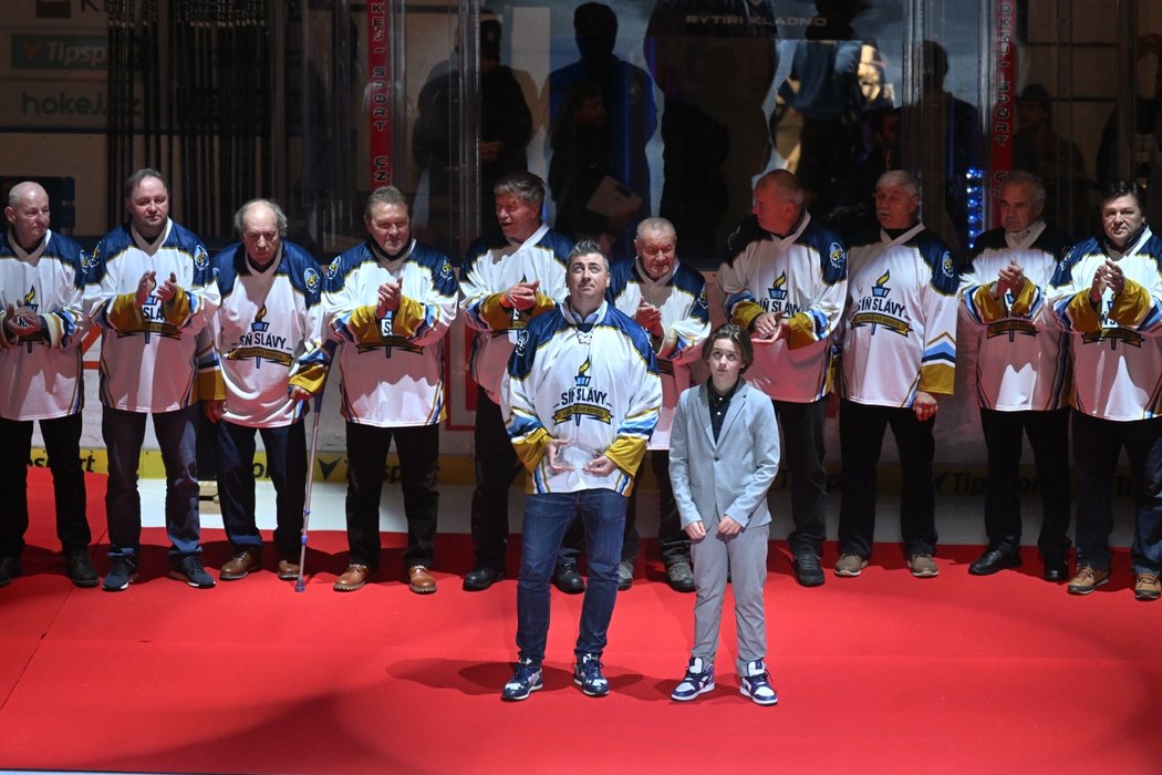 Tomáš Kaberle se dočkal uvedení do Síně slávy kladenského hokeje
