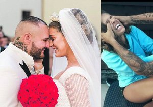 Patrik Vrbovský a Jasmina Alagič připomněli výročí své svatby.