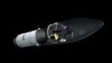 Vizualizace rakety VEGA s nosičem družic firmy S.A.B. Aerospace