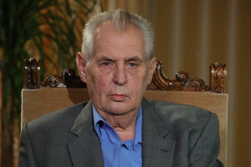 Prezident Miloš Zeman v pořadu S prezidentem v Lánech na Blesk.cz