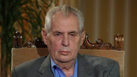 Prezident Miloš Zeman v pořadu S prezidentem v Lánech na Blesk.cz