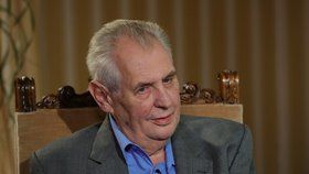 Prezident Miloš Zeman v pořadu S prezidentem v Lánech na Blesk.cz