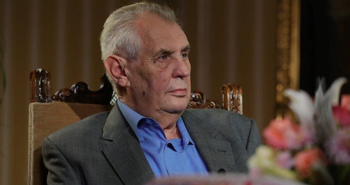 Prezident Miloš Zeman v pořadu S prezidentem v Lánech na Blesk.cz