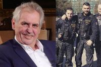 Zeman se naštval na Kajínka kvůli mercedesu. Za fotku peskoval i policisty