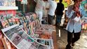 Titulní strany mexických novin plní téměř denně těla mrtvých z války drogových kartelů s Calderónovou armádou