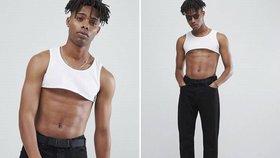 Nový módní trend pro muže: Crop top a břišáky ven!