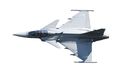 Saab JAS-39 Gripen: Křídlu ve tvaru trojúhelníku se říká delta. Využívá ho většina nadzvukových letadel.
