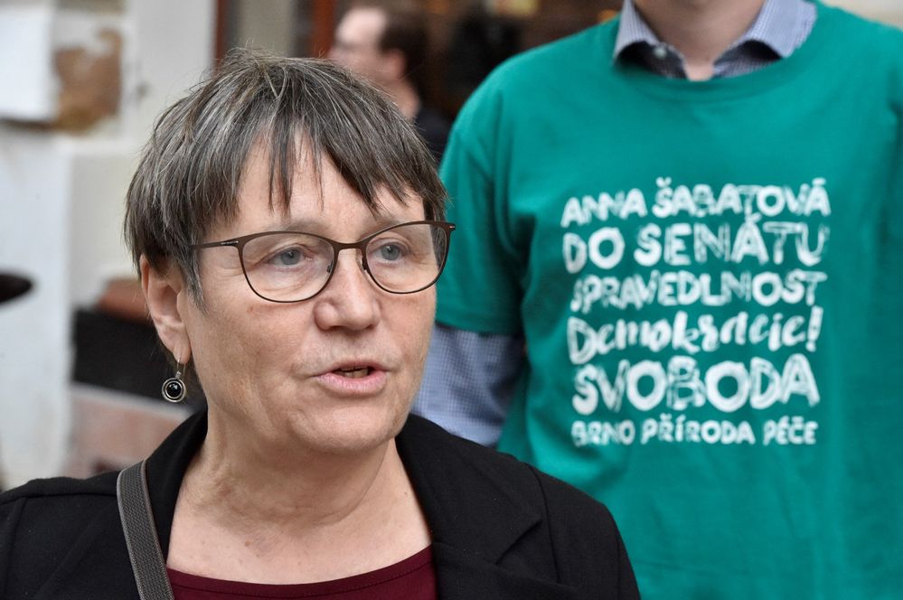 Kandidátka na senátorku v obvodu Brno-město a bývalá ombudsmanka Anna Šabatová