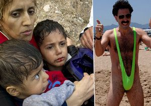 Britský komik a herec Sacha Baron Cohen daroval uprchlíkům ze Sýrie 25 milionů korun.