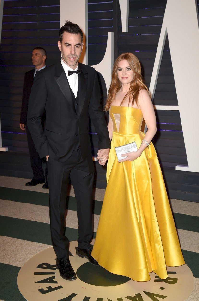 Sacha Baron Cohen a jeho manželka Isla Fisherová