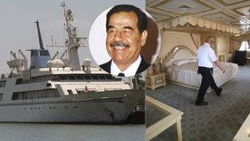 Saddámova luxusní jachta, na kterou nikdy nevkročil.