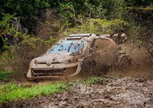 Safari rallye po sobotě: Odstoupili Solberg, Evans a Ogier. Vede Katsuta.