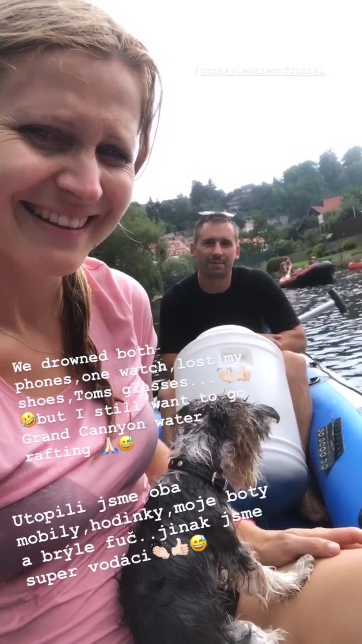 Lucie Šafářová se svým kapitánem Tomášem skončili na Vltavě neslavně!