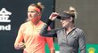 Lucie Šafářová s Bethanií Mattekovou-Sandsovou hrají o postup do semifinále Turnaje mistryň (archivní foto)