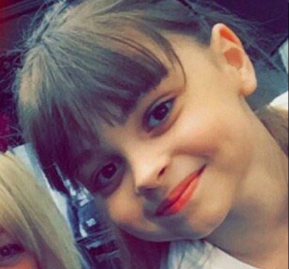 Nejmladší oběť útoku v Manchesteru, osmiletá Saffie Rose Russosová.
