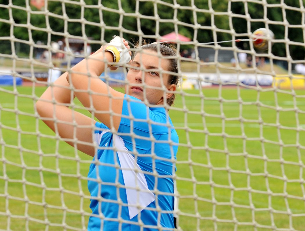 Kateřina Šafránková v roce 2008 ještě jako juniorka