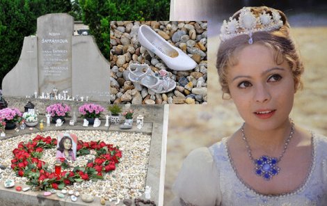 Hrob Libušky Šafránkové rok po její náhlé smrti.