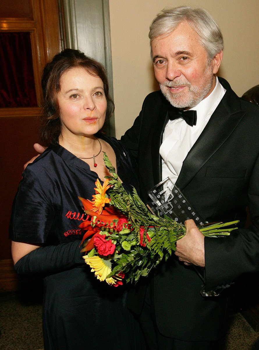 Libuše Šafránková s manželem Josefem Abrhámem