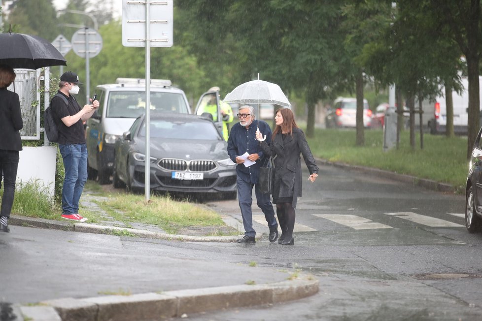 Poslední rozloučení s Libuškou Šafránkovou - Jiří Bartoška