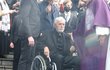 Poslední rozloučení s Libuškou Šafránkovou - vdovec Josef Abrhám Poslední rozloučení s Libuškou Šafránkovou - vdovec Josef Abrhám