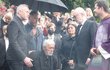 Poslední rozloučení s Libuškou Šafránkovou - vdovec Josef Abrhám Poslední rozloučení s Libuškou Šafránkovou - vdovec Josef Abrhám