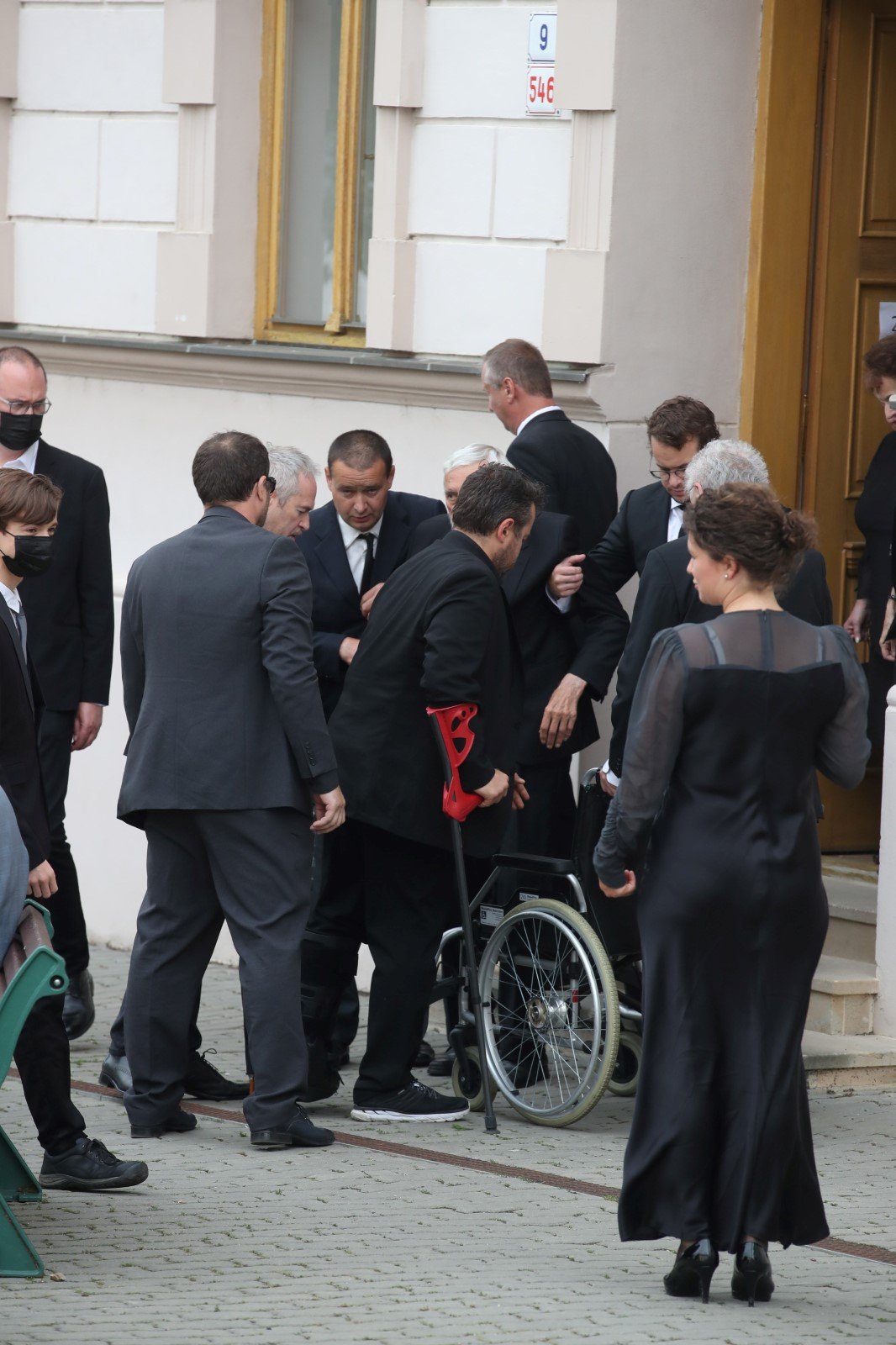 S milovanou manželkou se přišel rozloučit i vdovec Josef Abrhám.