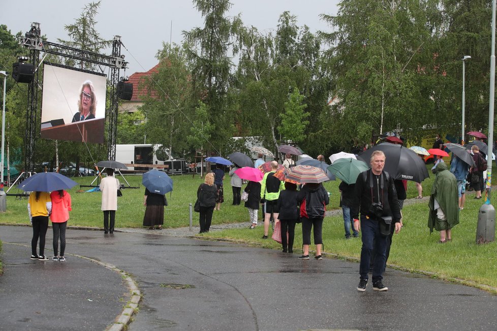 Poslední rozloučení s Libuškou Šafránkovou