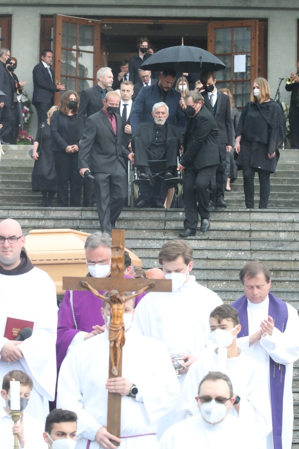 Poslední rozloučení s Libuškou Šafránkovou - Josef Abrhám