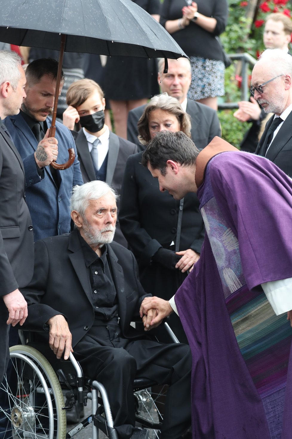 Poslední rozloučení s Libuškou Šafránkovou - Josef Abrhám