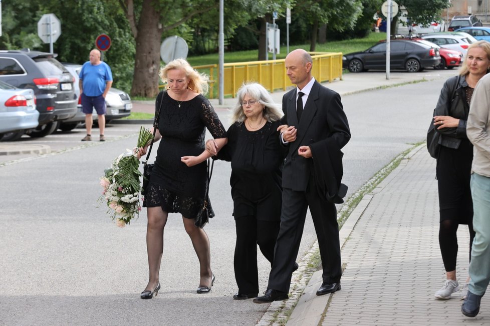 Poslední rozloučení s Libuškou Šafránkovou.