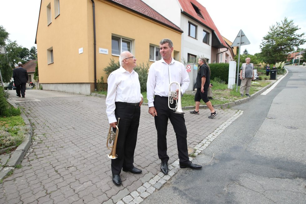 Poslední rozloučení s Libuškou Šafránkovou.