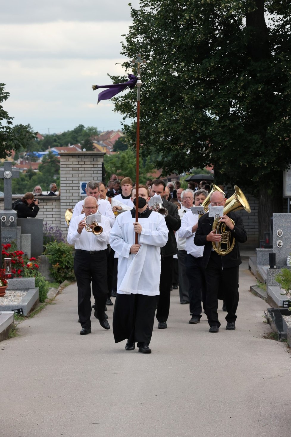 Poslední rozloučení s Libuškou Šafránkovou.