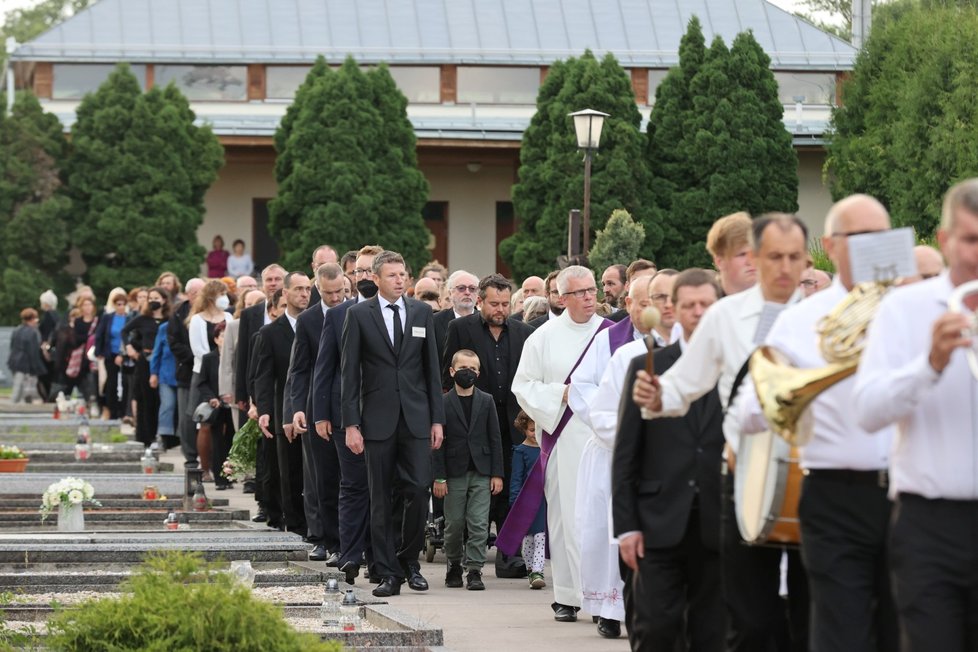 Poslední rozloučení s Libuškou Šafránkovou.