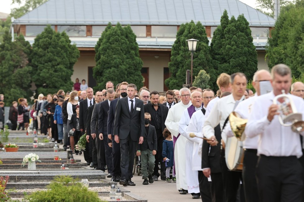 Poslední rozloučení s Libuškou Šafránkovou.