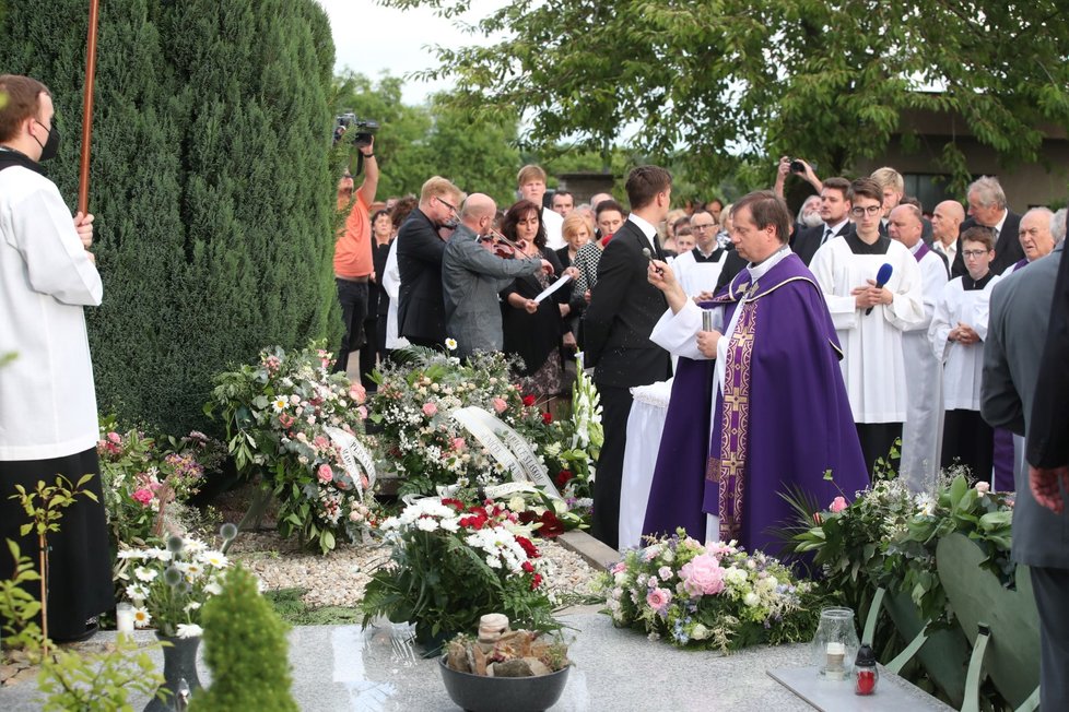 Poslední rozloučení s Libuškou Šafránkovou.