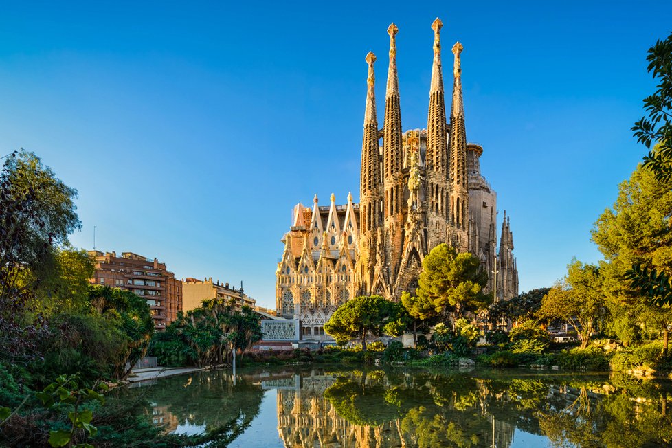 Impozantní chrám Sagrada Família