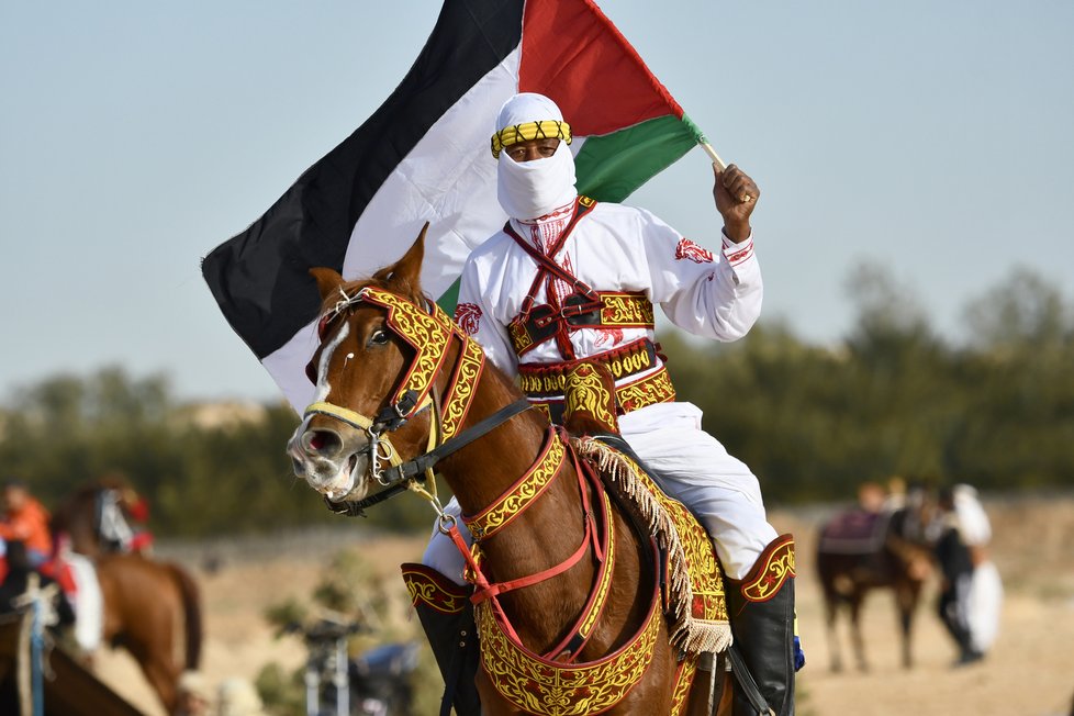 Ćestným hostem letošního ročníku byla Palestina, proto všude vlály i její vlajky.