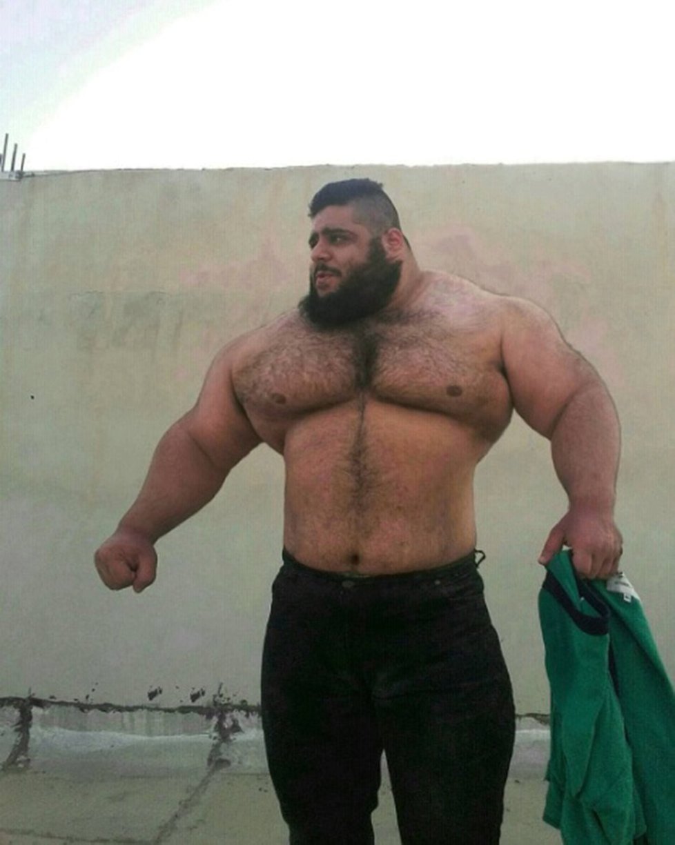 Sajadovi Gharibimu se právem přezdívá íránský Hulk.