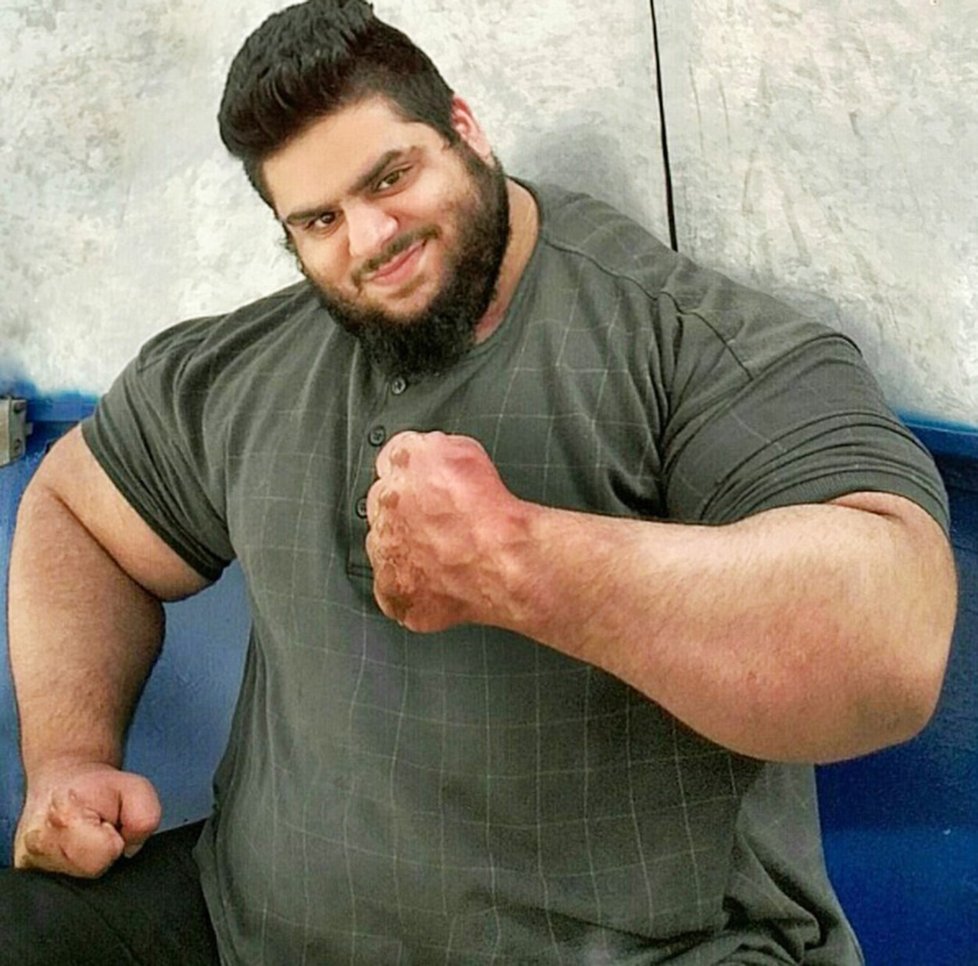 Sajadovi Gharibimu se právem přezdívá íránský Hulk.