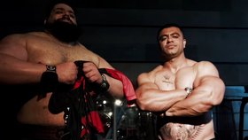 Sajad Gharibi přezdíváný Íránský Hulk do Prahy na zápas nedorazí.