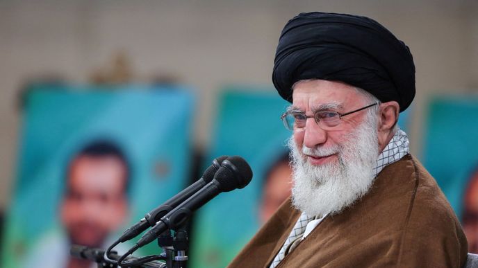 Íránský duchovní vůdce Sajjid Alí Chameneí