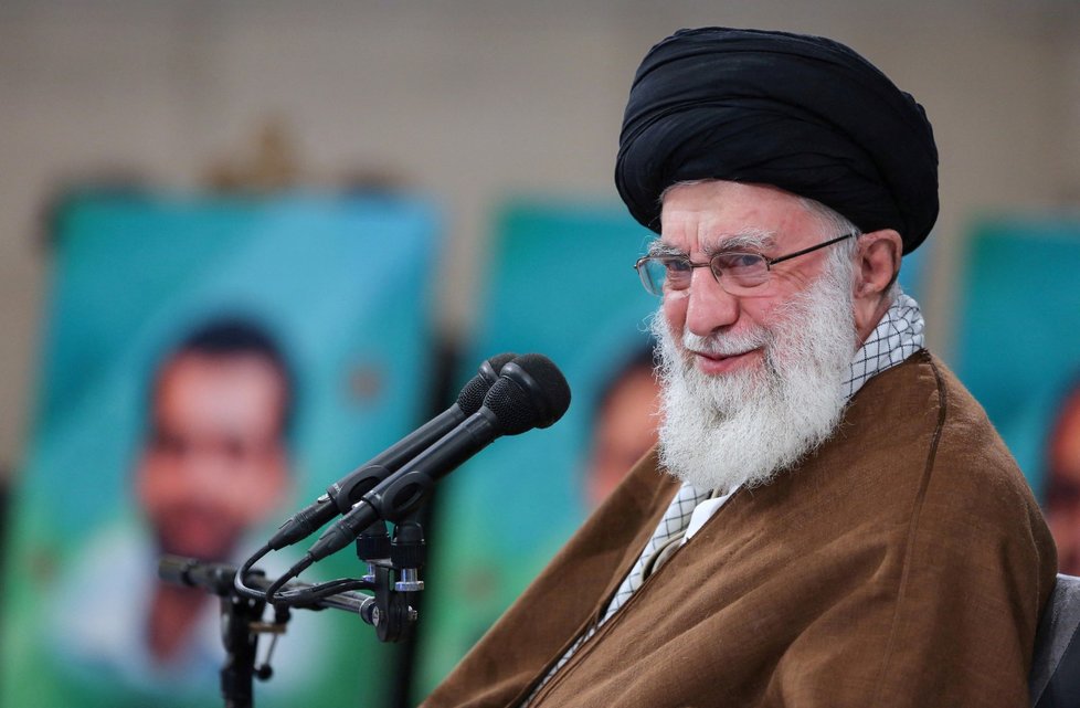 Íránský duchovní vůdce Sajjid Alí Chameneí (17.10.2023)