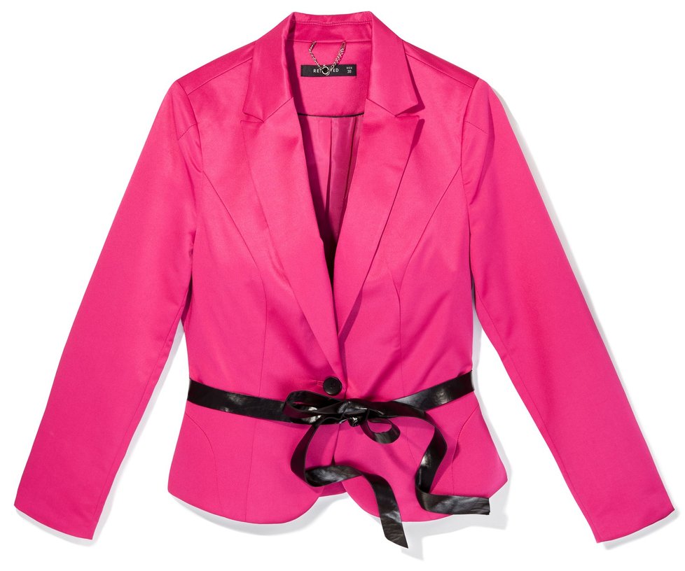 Výrazné růžové sáčko oblékněte na formálnější setkání, Reserved, info o ceně v obchodě